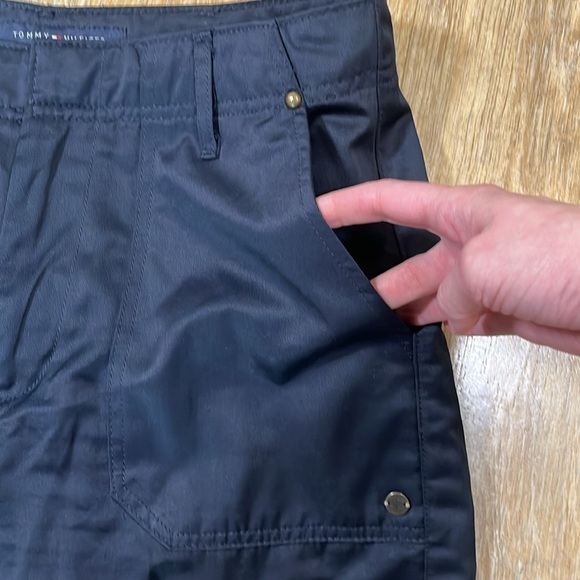 Tommy Hilfiger Navy Cargo Utility Dress Pants Slacks EUC Cotton Blend Women's 6 - Picture 5 of 15